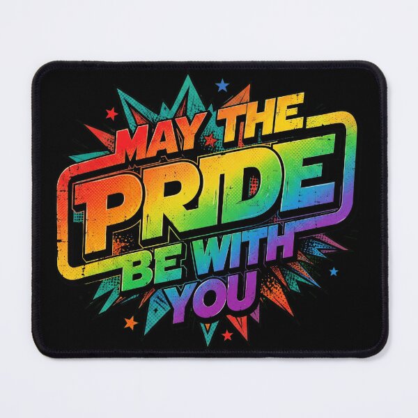 Item preview, Retro Comic Rainbow Typography May The Pride Be With You Parody designed and sold by Vermanartist.