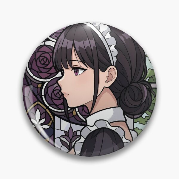 Item preview, Miyo Saimori My Happy Marriage Maid Style Rose Stained Glass designed and sold by mildaclairmo.