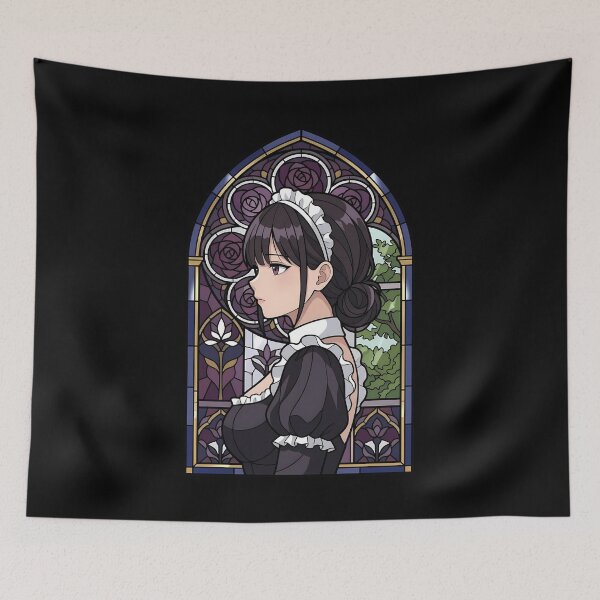 Item preview, Miyo Saimori My Happy Marriage Maid Style Rose Stained Glass designed and sold by mildaclairmo.