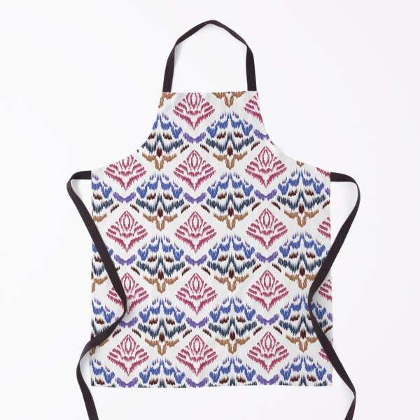 Item preview, Elegant embroidery style ikat seamless pattern background for textile design designed and sold by AjjimaJKM.