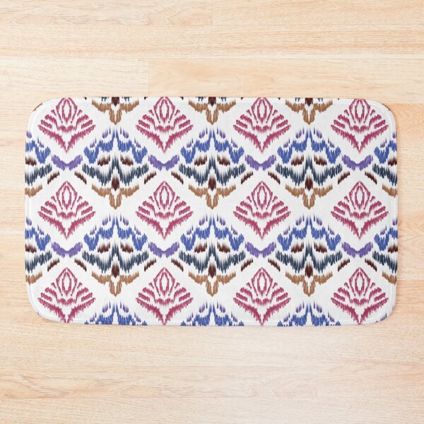 Item preview, Elegant embroidery style ikat seamless pattern background for textile design designed and sold by AjjimaJKM.