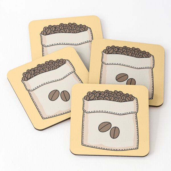Item preview, Cute Coffee Bean Sack Illustration designed and sold by ubborn.