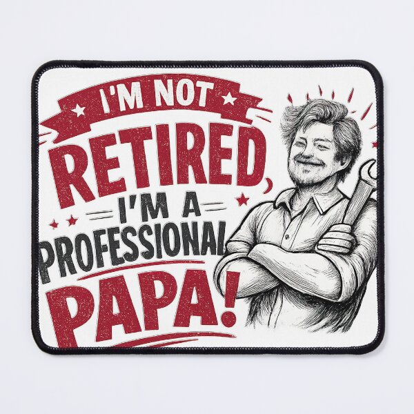 Item preview, Professional Papa Vintage Dad Illustration designed and sold by nncreator.