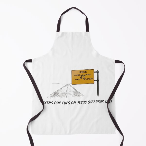 Item preview, Fixing Our Eyes on Jesus - Hebrews 12:2 Christian Minimalist Shirt designed and sold by ByJeffro.