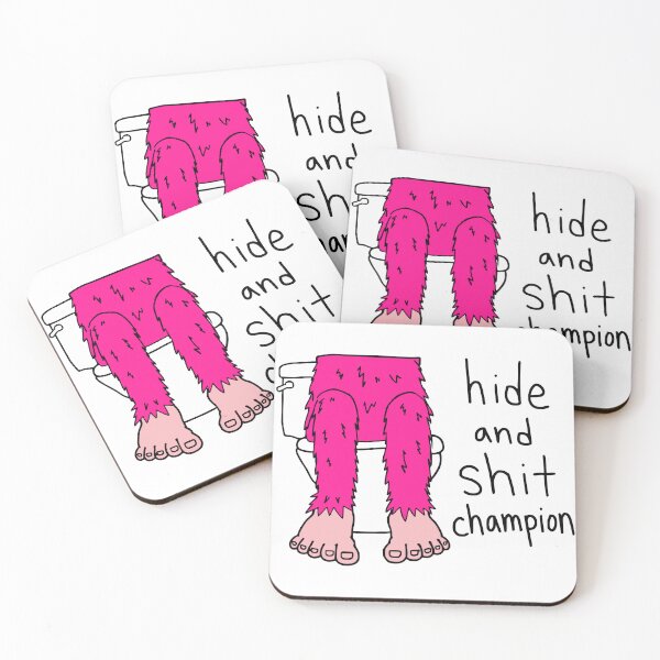 Item preview, Hide and Shit Champion designed and sold by Doodlywood.