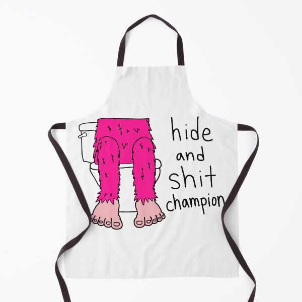 Item preview, Hide and Shit Champion designed and sold by Doodlywood.