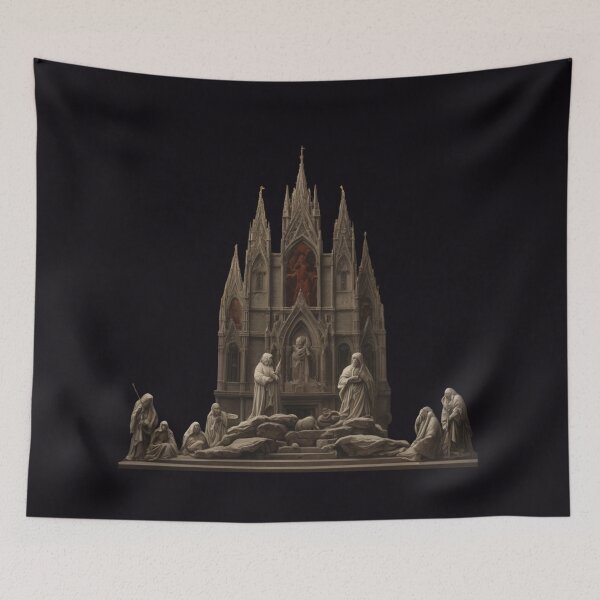 Item preview, Stone Saints Condemning With Crimson Wrath designed and sold by GeoWhimsy Studio.
