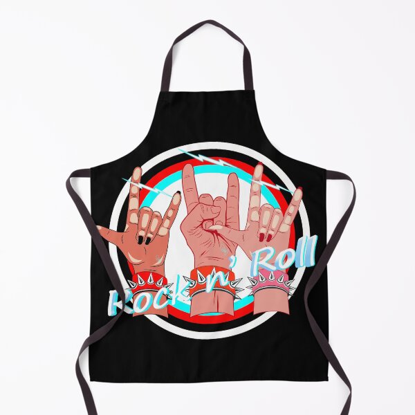 Item preview, Rock and Roll Diverse Hands Sign Retro Circular Art designed and sold by Rhapsodic1290.