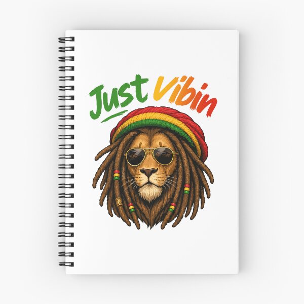 Artikelvorschau, Einfach nur Vibin Lion Reggae Vibes Rasta Dreadlocks entworfen und verkauft von Uppercase Tees.
