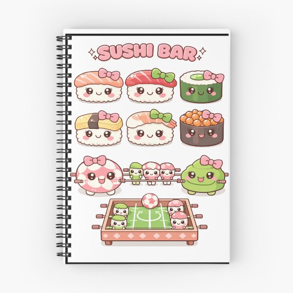 Item preview, Cute Sushi Bar Anime Kawaii Design designed and sold by rolfzogg.