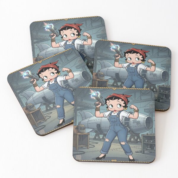 Item preview, Retro Futuristic Pin Up Mechanic Cartoon Art designed and sold by KabronX.