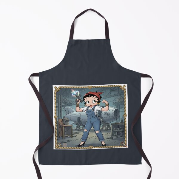 Item preview, Retro Futuristic Pin Up Mechanic Cartoon Art designed and sold by KabronX.