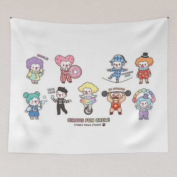 Item preview, Cute clown designed and sold by Echo Aesthetics.