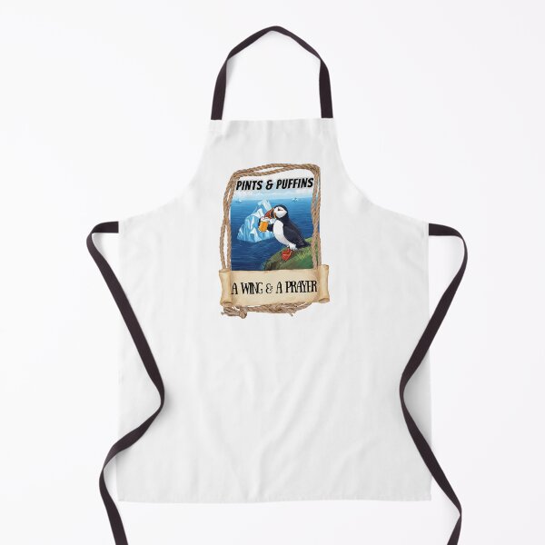Item preview, PUFFIN SOUVENIR HAVING A PINT ON A WING AND A PRAYER designed and sold by VinlandFashion.