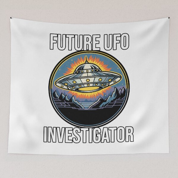 Item preview, Future UFO Investigator Believe in Aliens and Flying Saucers designed and sold by at85productions.