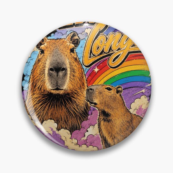 Item preview, Retro Capybara Meme IDK How Much Longer I Can Slay designed and sold by Vermanartist.