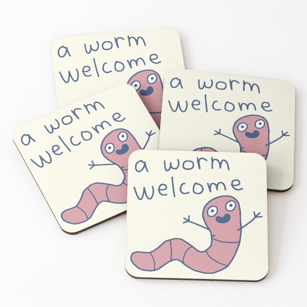 Item preview, A Warm Worm Welcome  designed and sold by Doodlywood.