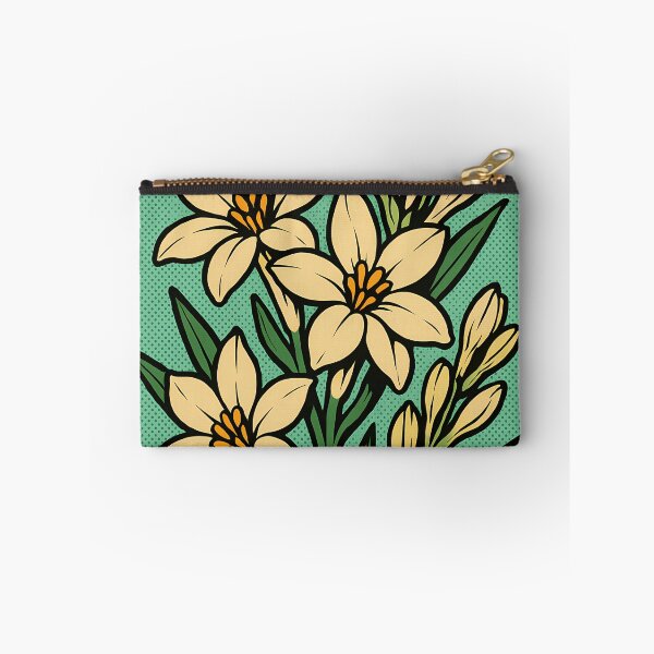 Artikelvorschau, Retro-Pop-Art-Poster mit Tuberosenmotiv | Ausdrucksstarker, nachtblühender Blumendruck mit cremeweißen Blütenblättern und duftender botanischer Ästhetik | Vintage-Wanddekoration mit Blumenmotiv entworfen und verkauft von PaintedPixels01.