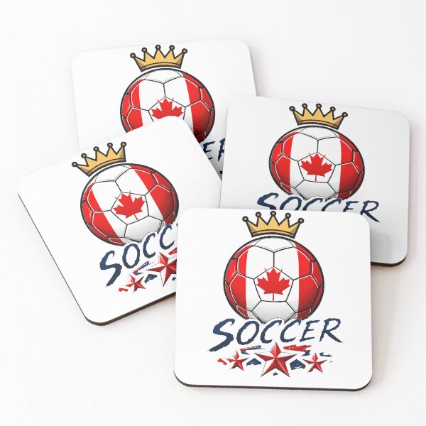 Item preview, Canada Flag Crowned Soccer Ball designed and sold by QuiteOrbit.