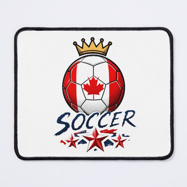 Item preview, Canada Flag Crowned Soccer Ball designed and sold by QuiteOrbit.