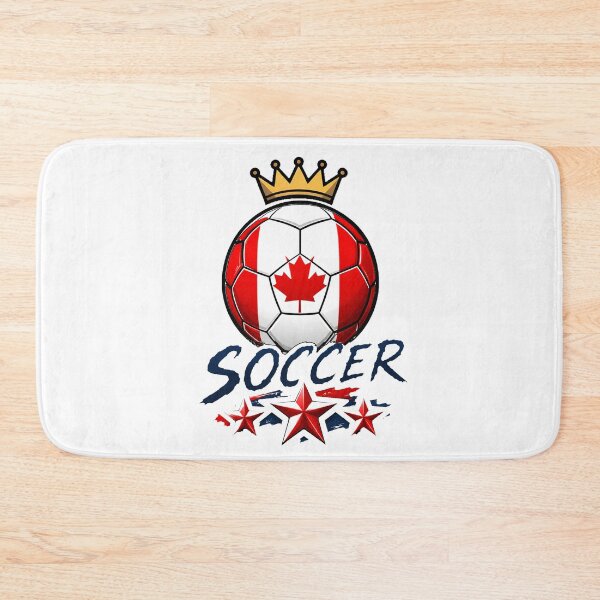 Item preview, Canada Flag Crowned Soccer Ball designed and sold by QuiteOrbit.