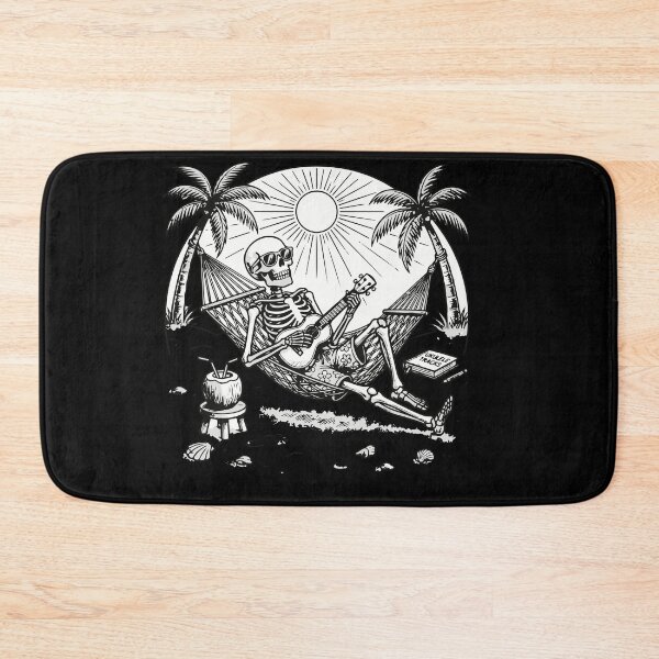 Item preview, Skeleton Playing Ukulele on Hammock  designed and sold by Brexmore3.
