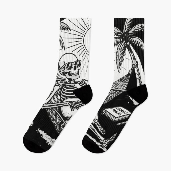 Item preview, Skeleton Playing Ukulele on Hammock  designed and sold by Brexmore3.