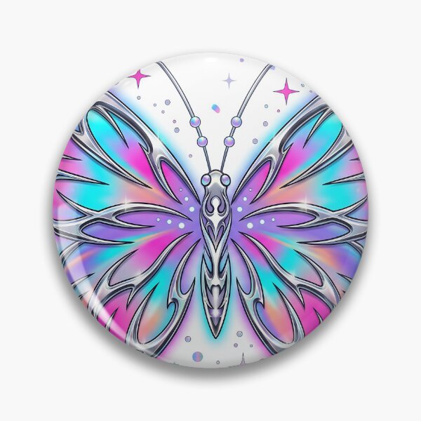 Item preview, Y2K Cyber Butterfly 2000s Nostalgia Aesthetic designed and sold by MintedMinds.