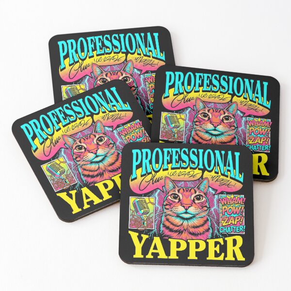 Item preview, Professional Yapper Cat Funny Loud Talkative Feline Humor designed and sold by Kitkin.