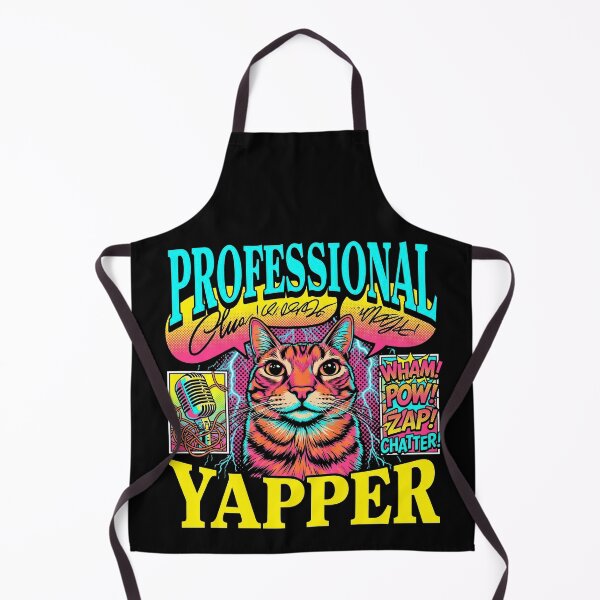 Item preview, Professional Yapper Cat Funny Loud Talkative Feline Humor designed and sold by Kitkin.