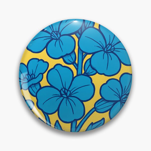 Item preview, Retro Pop Art Poster Illustration of Wallflower Blooms | Bold Wildflower Botanical Print with Soft Vintage Texture & Natural Garden Aesthetic | Minimal Floral Wall Art Decor designed and sold by PaintedPixels01.