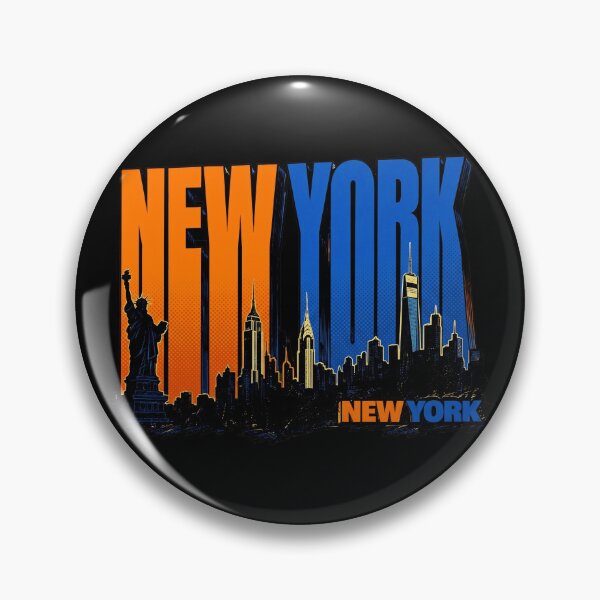 Item preview, Vintage Comic Style New York City Skyline Silhouette designed and sold by Vermanartist.