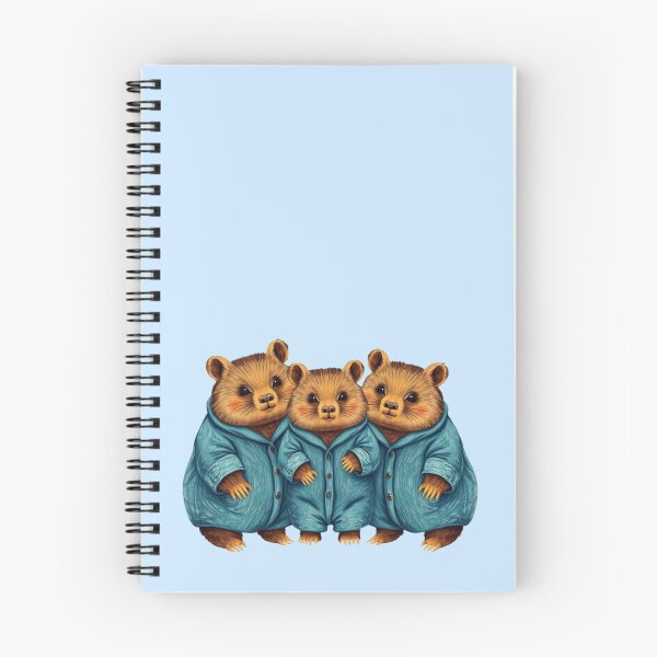 Item preview, Cute Wombats in Pyjamas designed and sold by pUNKnown.