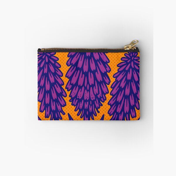 Item preview, Retro Pop Art Poster Illustration of Torch Lily (Red Hot Poker Flower) | Bold Tropical Floral Print with Fiery Vertical Blooms & Exotic Garden Aesthetic | Vintage Botanical Wall Art Decor designed and sold by PaintedPixels01.