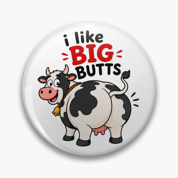 Item preview, I Like Big Butts Funny Cartoon Cow designed and sold by teeperfect.