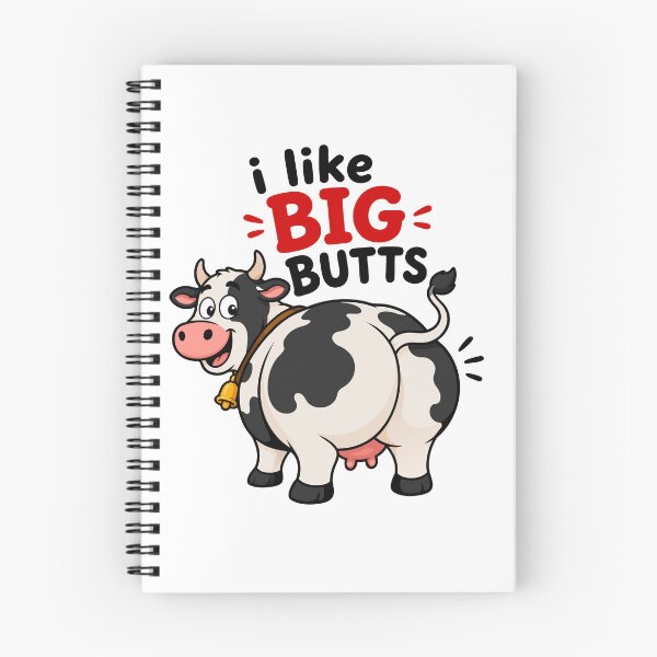 Item preview, I Like Big Butts Funny Cartoon Cow designed and sold by teeperfect.