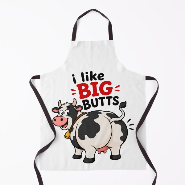 Item preview, I Like Big Butts Funny Cartoon Cow designed and sold by teeperfect.