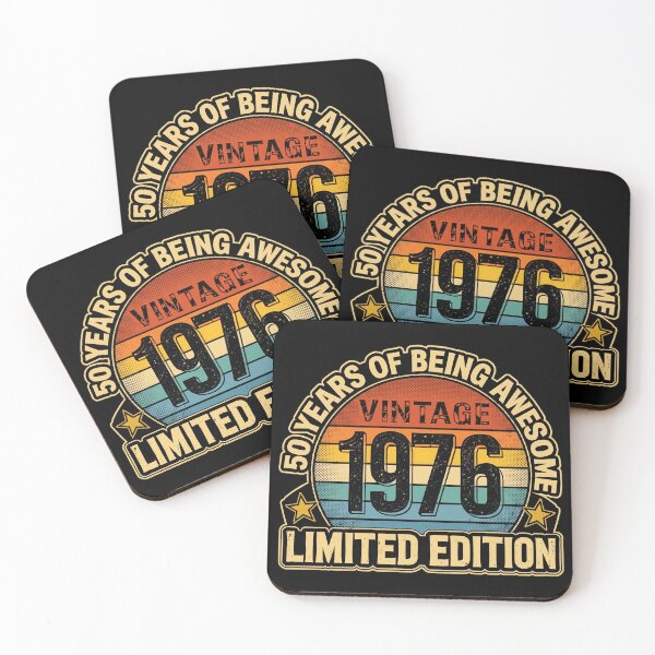 Item preview, Vintage 1976 50th Birthday Limited Edition 50 Years Awesome designed and sold by Vermanartist.