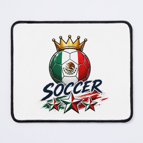 Item preview, Mexico Flag Crowned Soccer Ball designed and sold by QuiteOrbit.
