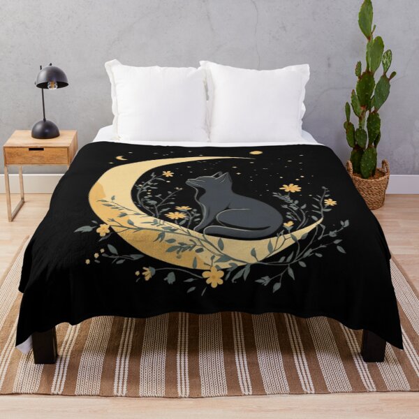 Item preview, Cat in moon designed and sold by VividMorphk.