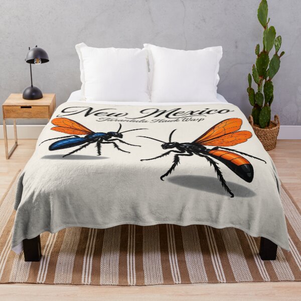 Item preview, New Mexico Tarantula Hawk Wasp Retro Poster designed and sold by The-Drip-Studio.