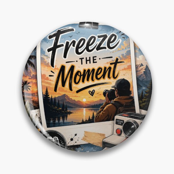 Item preview, Freeze The Moment Polaroid Photography Sticker designed and sold by Omanut Studio — By Ashwin..