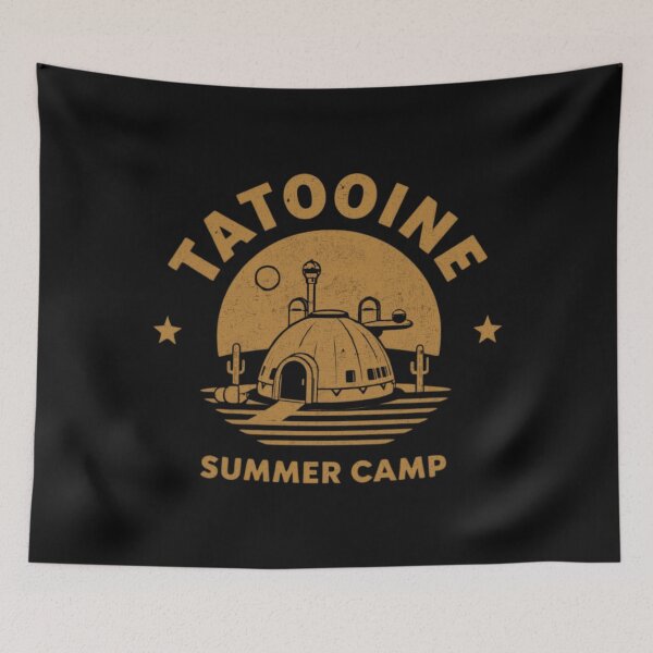 Item preview, Desert Planet Summer Camp Retro Sci Fi Sunset Design designed and sold by LittleRogerChin.