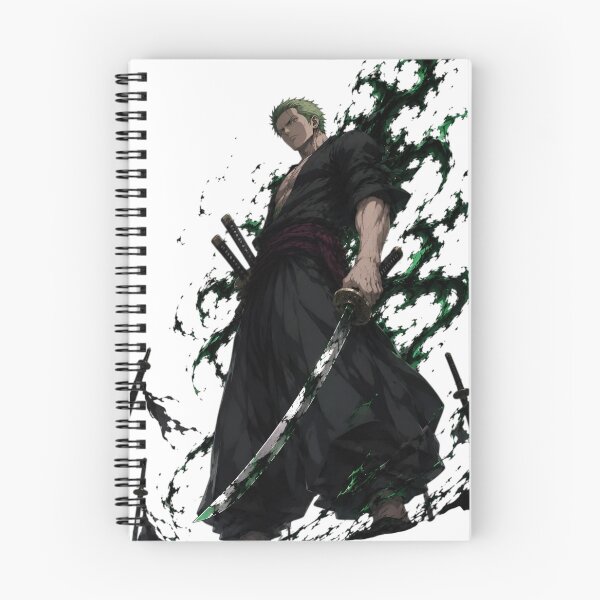 Item preview, Zoro | Emerald Blade Warlord – Dark Samurai Anime Inspired Warrior Art designed and sold by Dyan4.