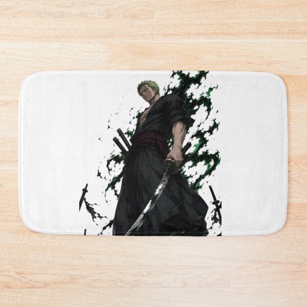 Item preview, Zoro | Emerald Blade Warlord – Dark Samurai Anime Inspired Warrior Art designed and sold by Dyan4.