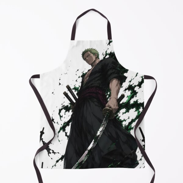 Item preview, Zoro | Emerald Blade Warlord – Dark Samurai Anime Inspired Warrior Art designed and sold by Dyan4.