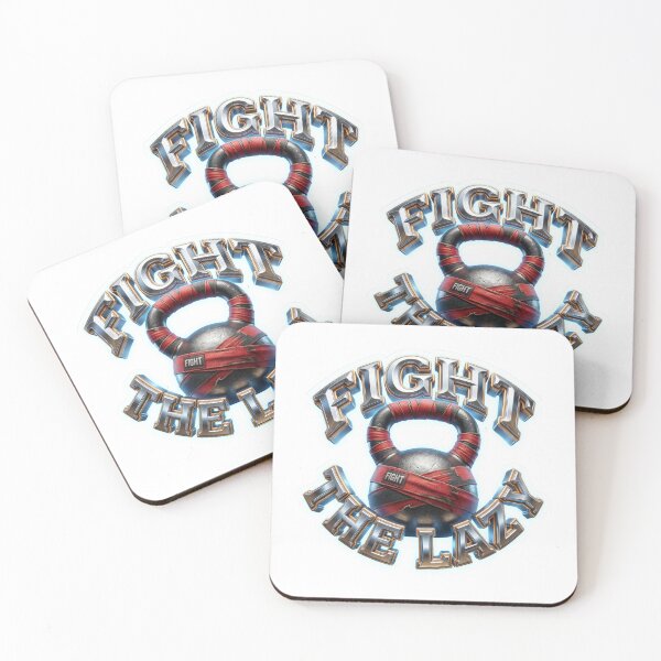 Item preview, Brutal "Fight The Lazy" Kettlebell Motivation! designed and sold by pradeepvisuals.