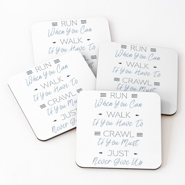 Item preview, Run, Walk, Crawl designed and sold by ThisNThatCrafts.
