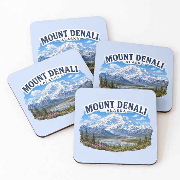 Item preview, Mount Denali - Alaska Wilderness designed and sold by Myra365Art.