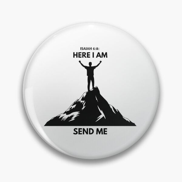Item preview, Isaiah 6:8: Here I Am Send Me - Christian Faith T-Shirt Light Edition designed and sold by THEDREAMCHASER.